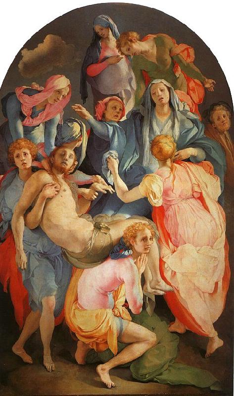 Jacopo Pontormo Deposition 02 Germany oil painting art